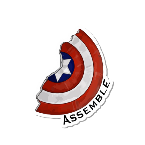Assemble sticker
